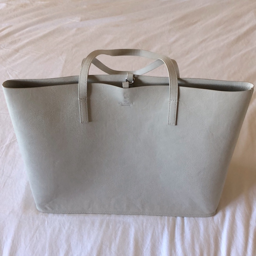 H&M Shopper Tote Bag (Light Gray)